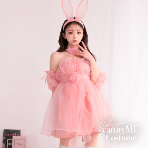 Flower Tulle BUNNY Pink